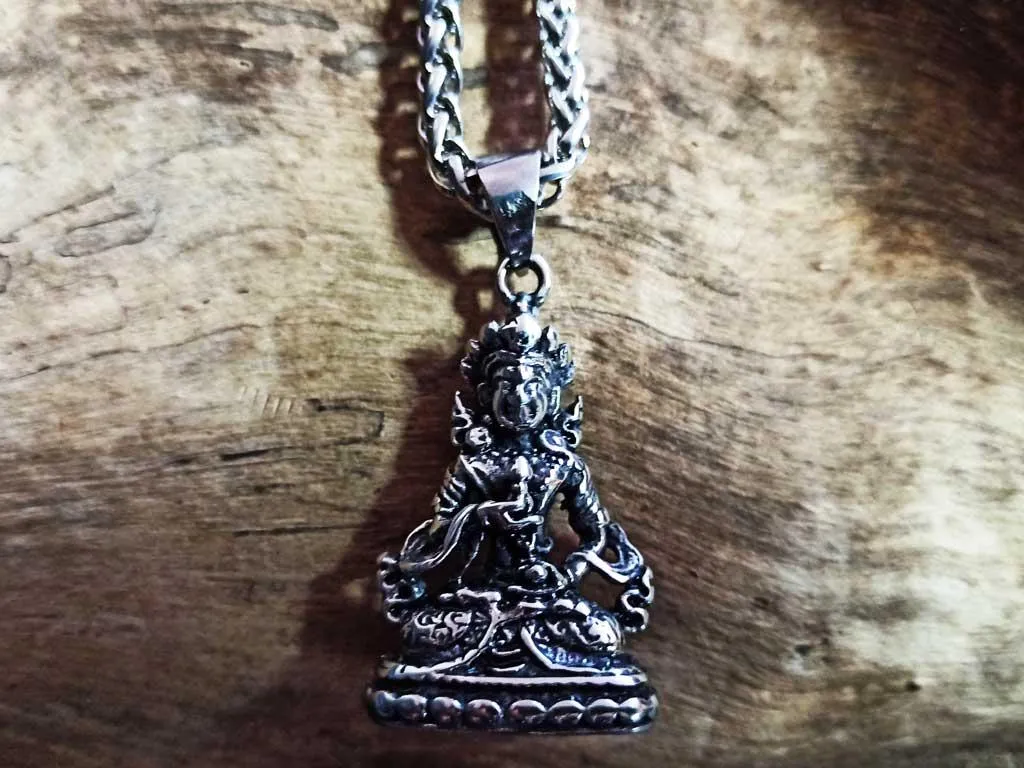 Bodhisattva 316L stainless steel pendant